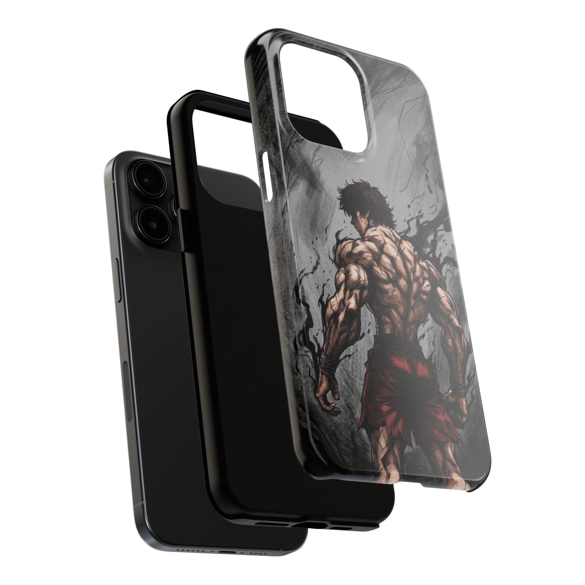 Muscle Warrior Phone Case — Tough Anime-Inspired Protective Cover