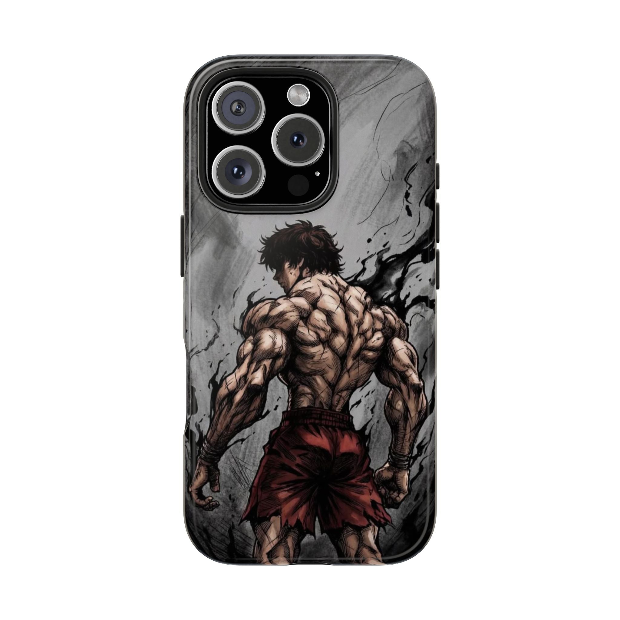 Muscle Warrior Phone Case — Tough Anime-Inspired Protective Cover