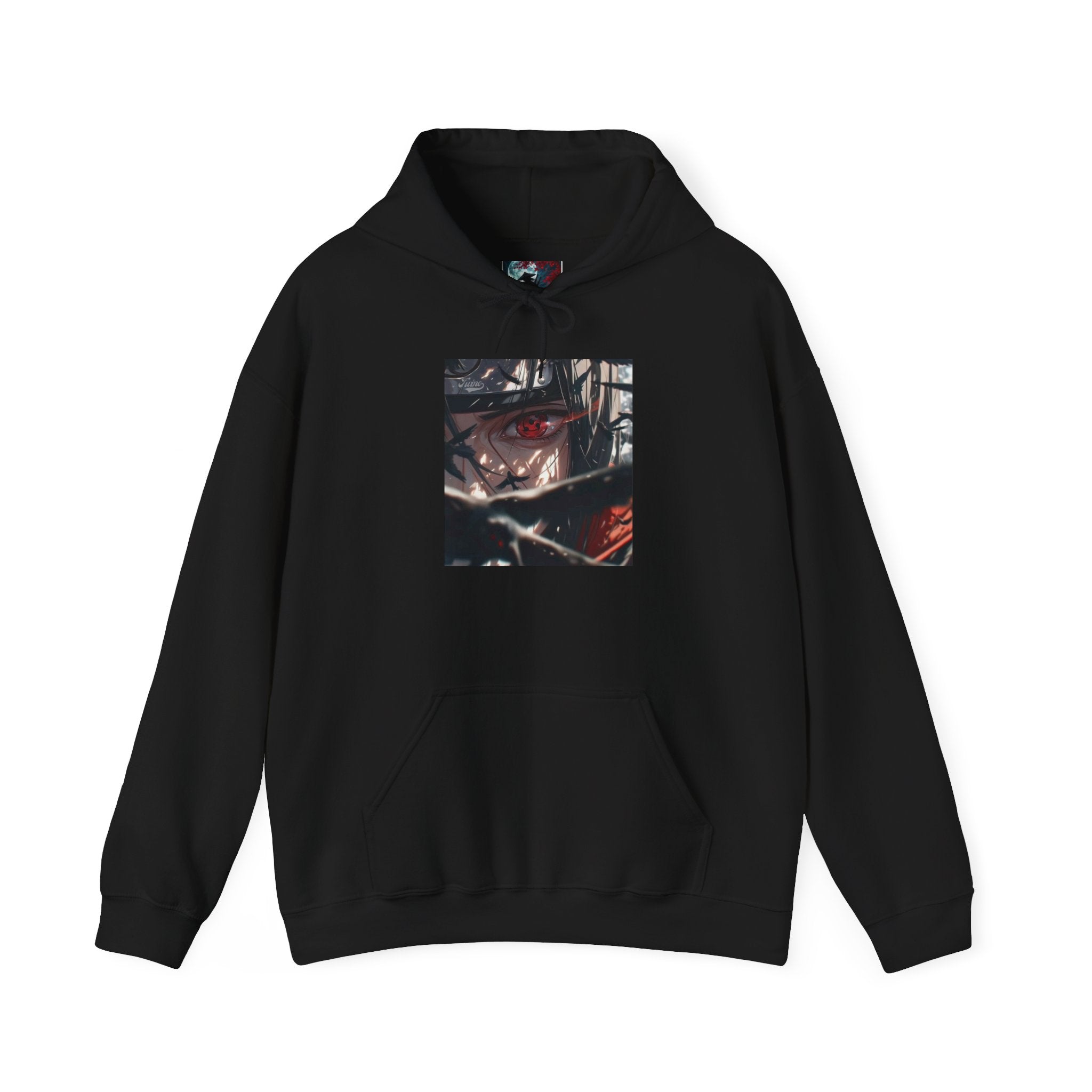Samurai Nightfall Hoodie — Moonlit Warrior Graphic Sweatshirt
