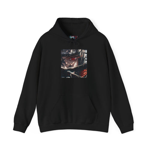 Samurai Nightfall Hoodie — Moonlit Warrior Graphic Sweatshirt
