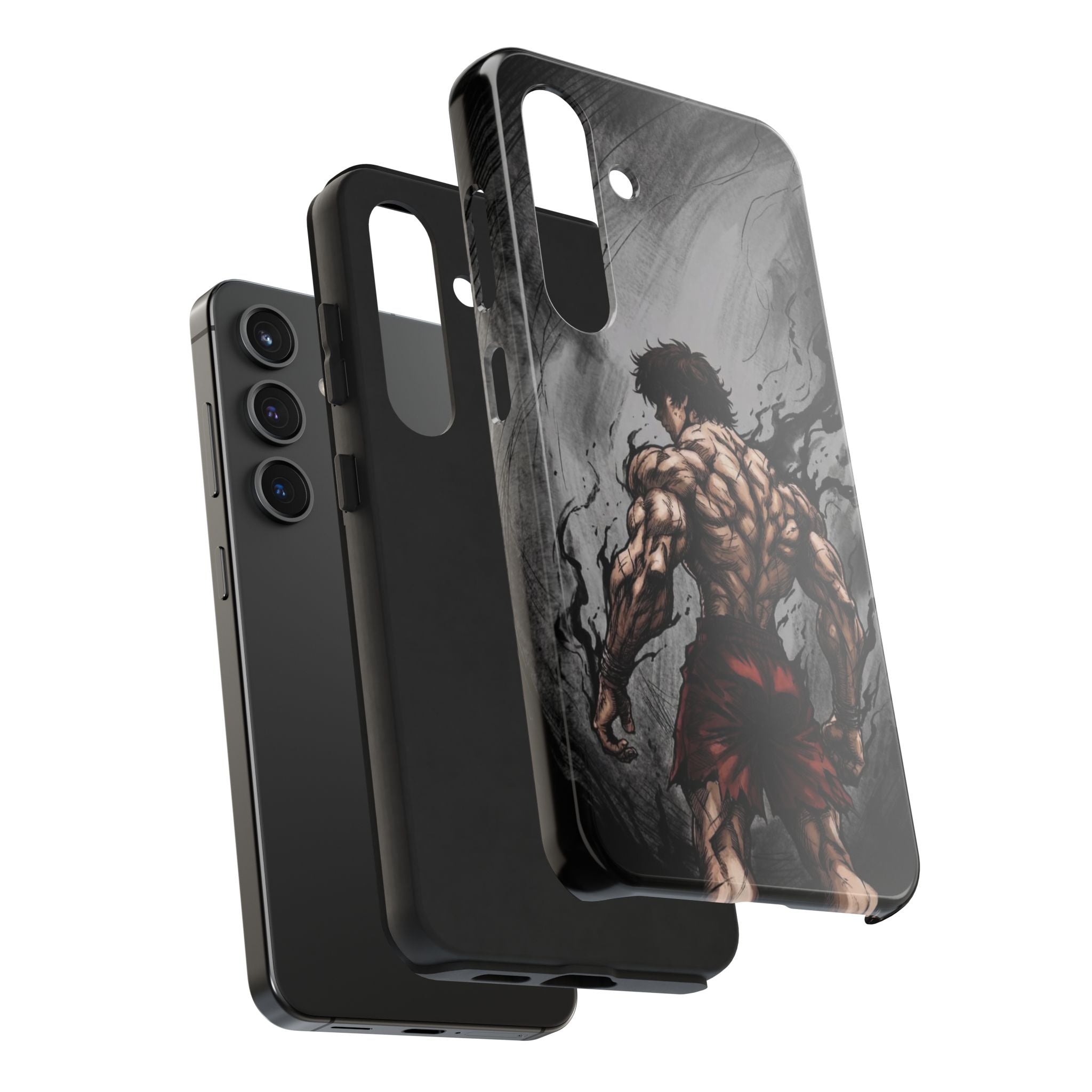 Muscle Warrior Phone Case — Tough Anime-Inspired Protective Cover