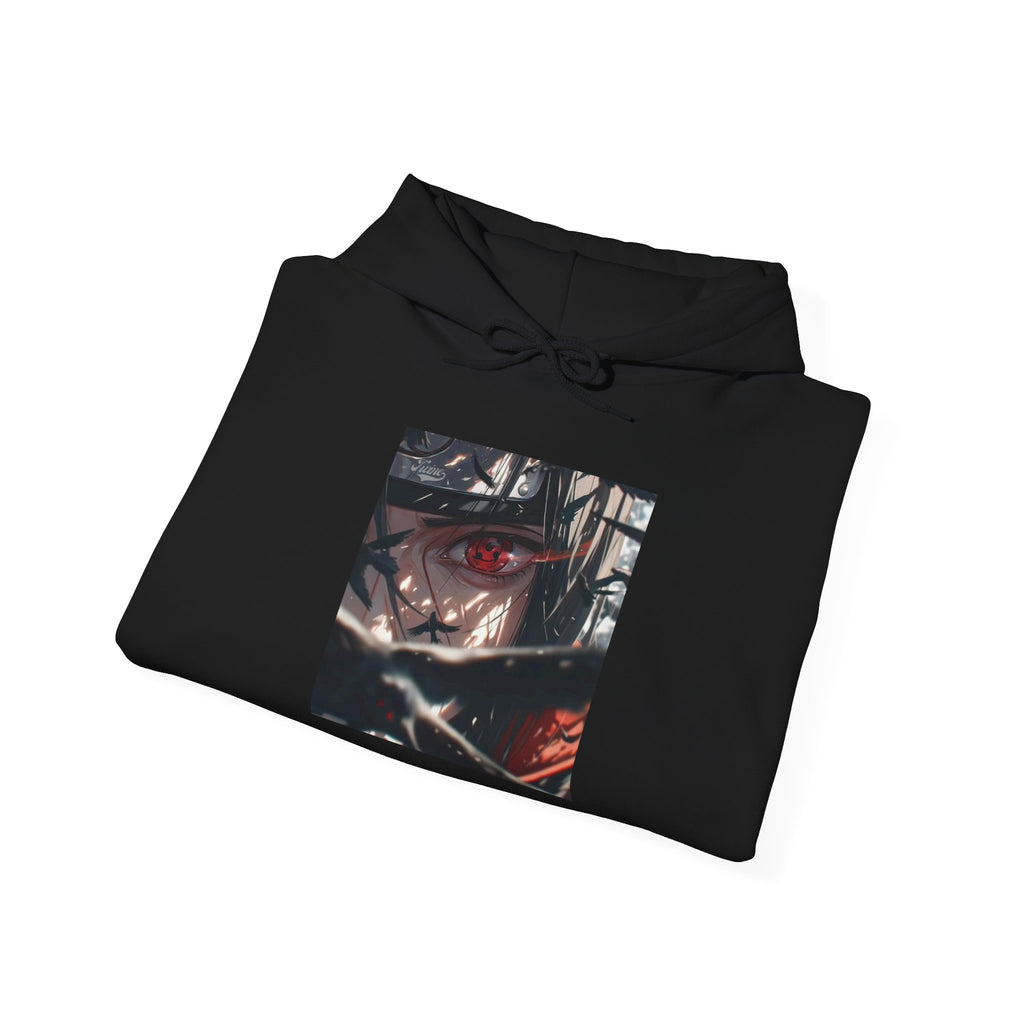 Samurai Nightfall Hoodie — Moonlit Warrior Graphic Sweatshirt