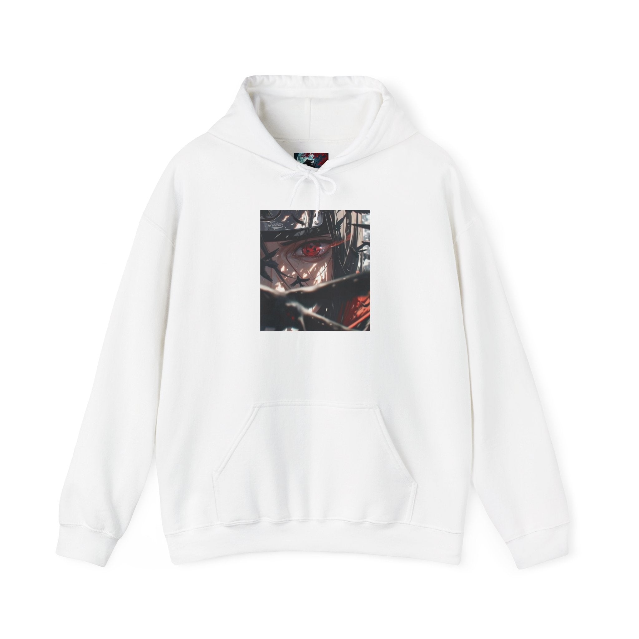 Samurai Nightfall Hoodie — Moonlit Warrior Graphic Sweatshirt