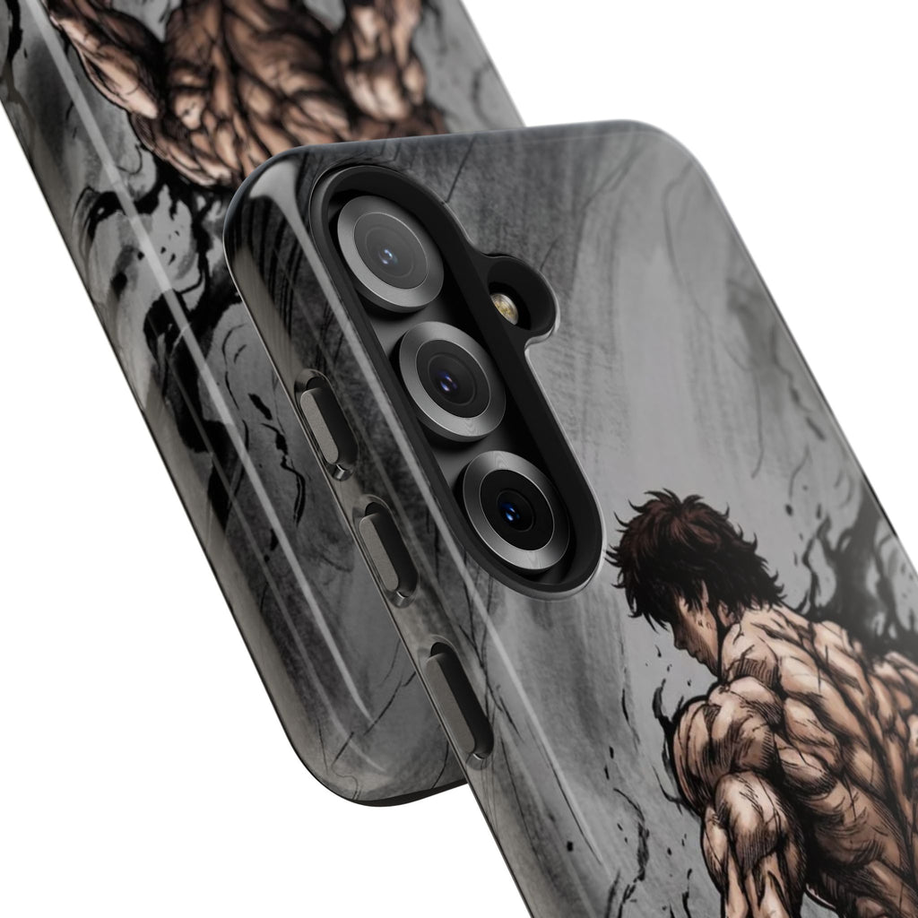 Muscle Warrior Phone Case — Tough Anime-Inspired Protective Cover