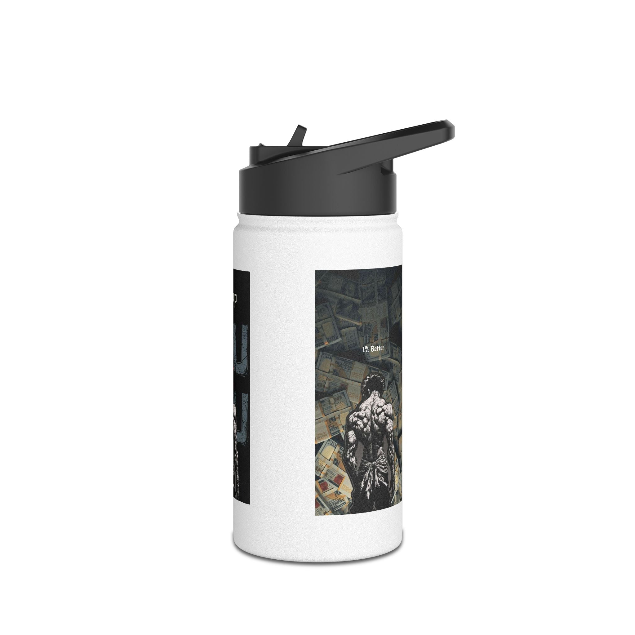 Wake Up — Motivational Stainless Steel Water Bottle