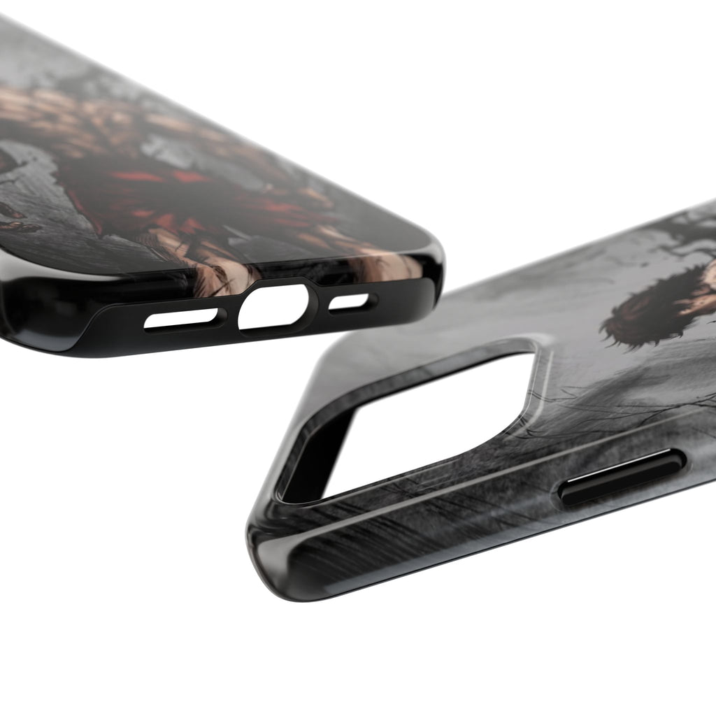 Muscle Warrior Phone Case — Tough Anime-Inspired Protective Cover