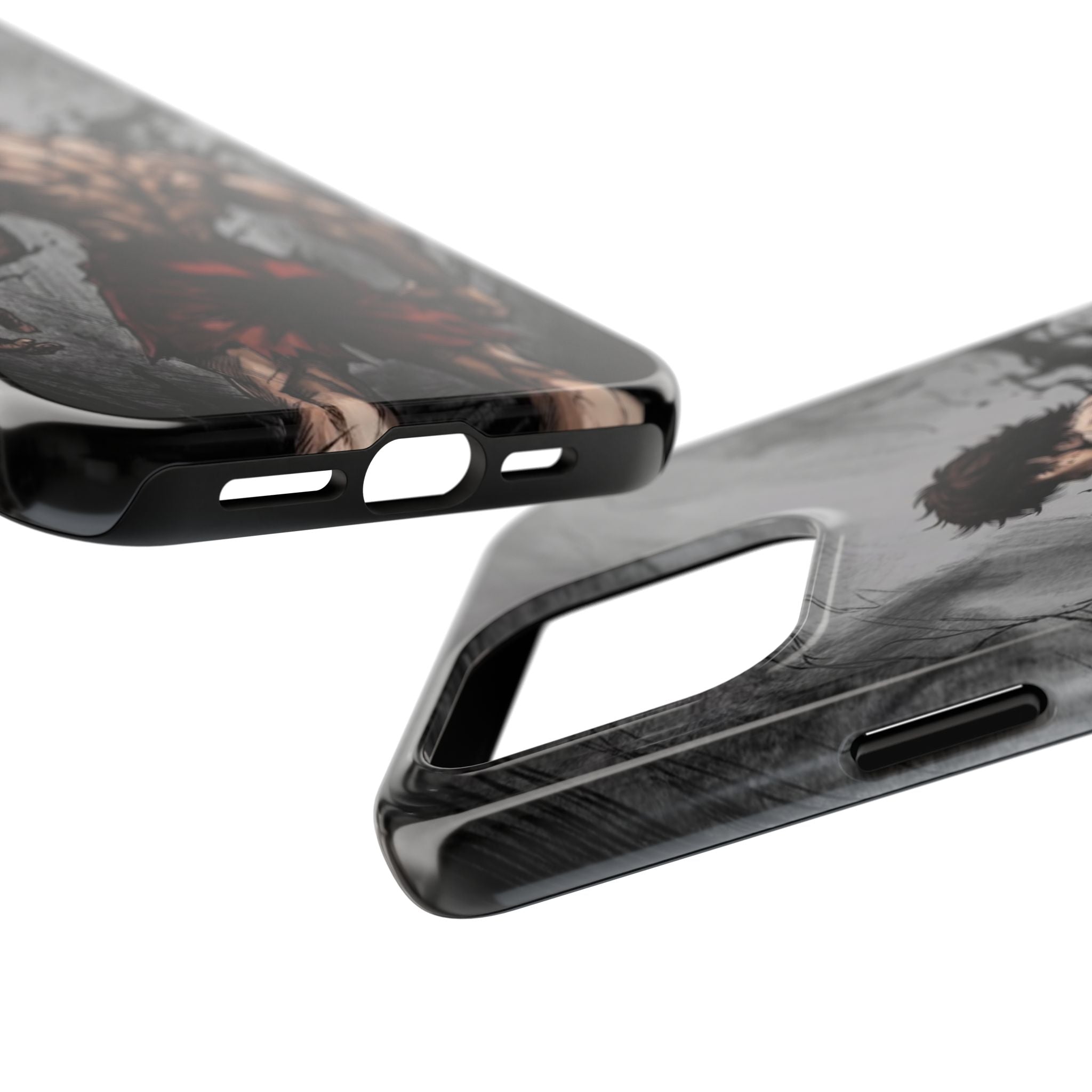 Muscle Warrior Phone Case — Tough Anime-Inspired Protective Cover