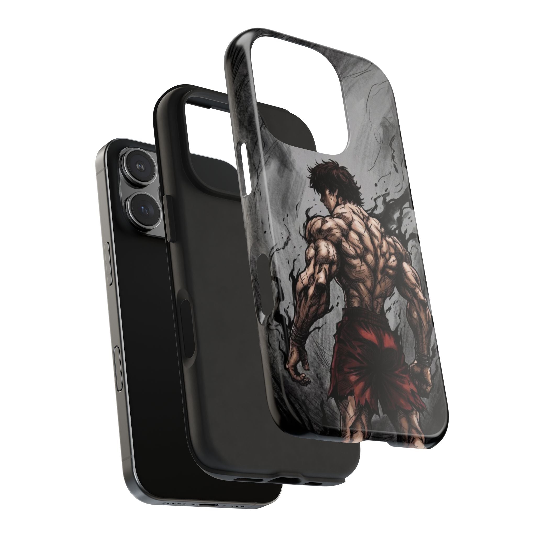 Muscle Warrior Phone Case — Tough Anime-Inspired Protective Cover