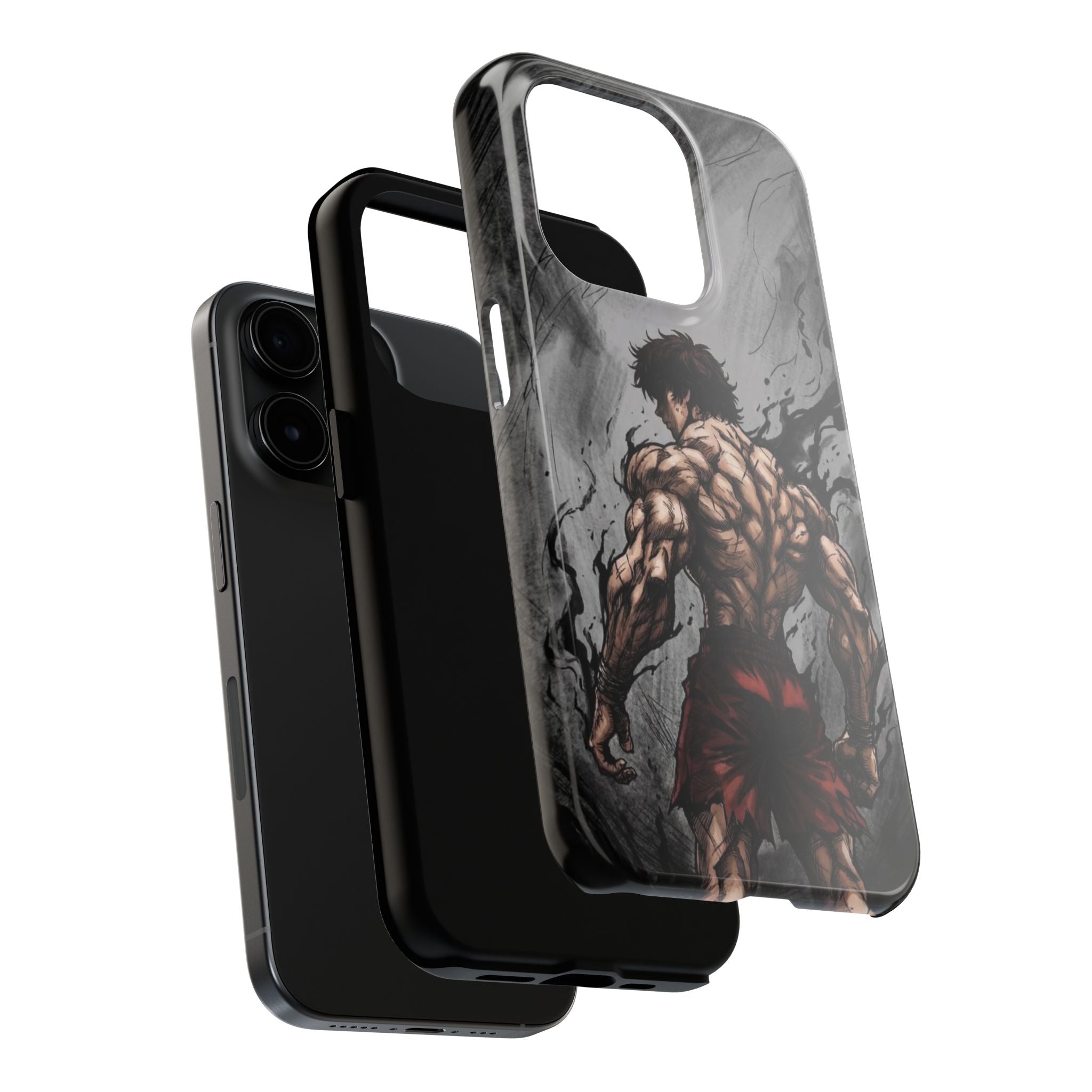 Muscle Warrior Phone Case — Tough Anime-Inspired Protective Cover
