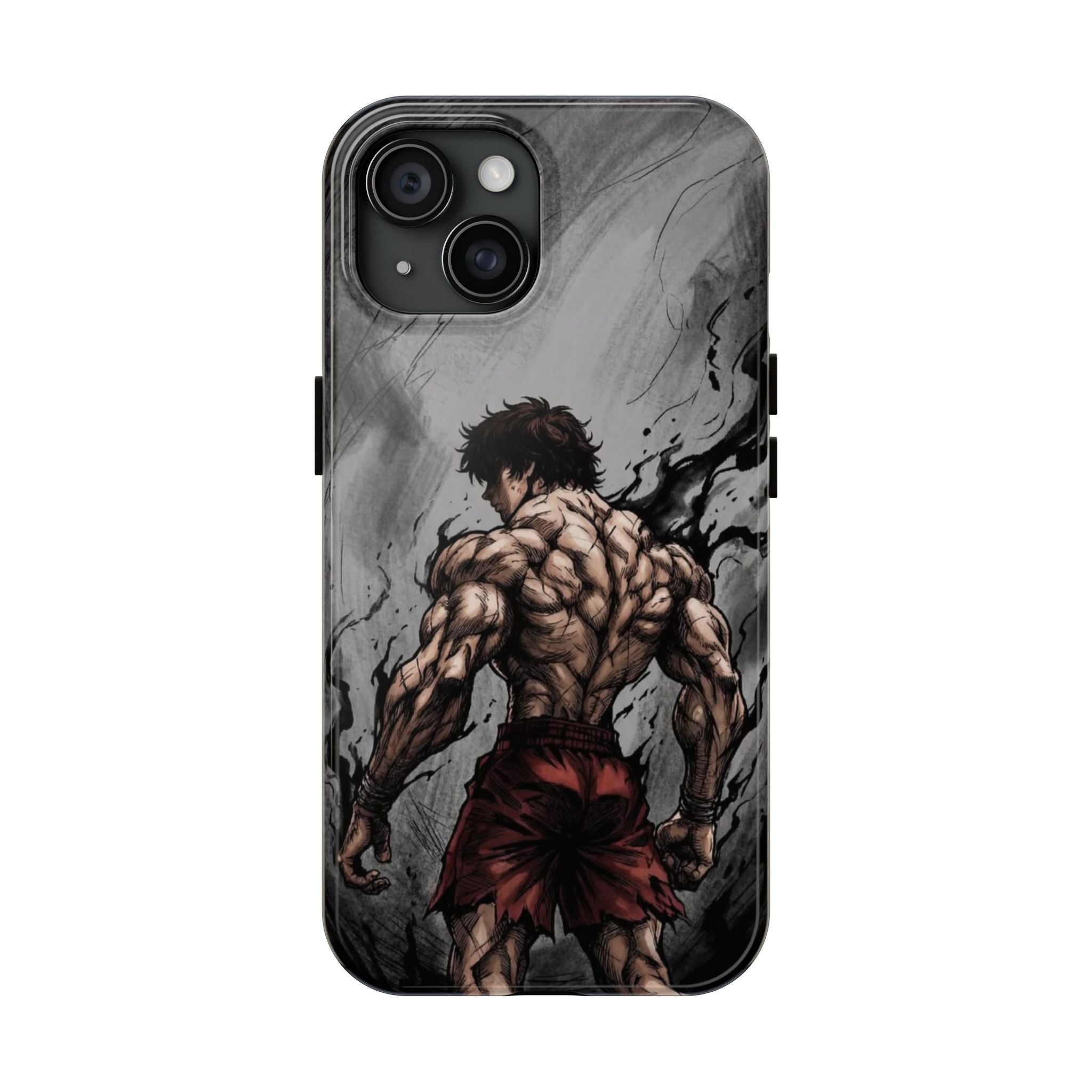 Muscle Warrior Phone Case — Tough Anime-Inspired Protective Cover