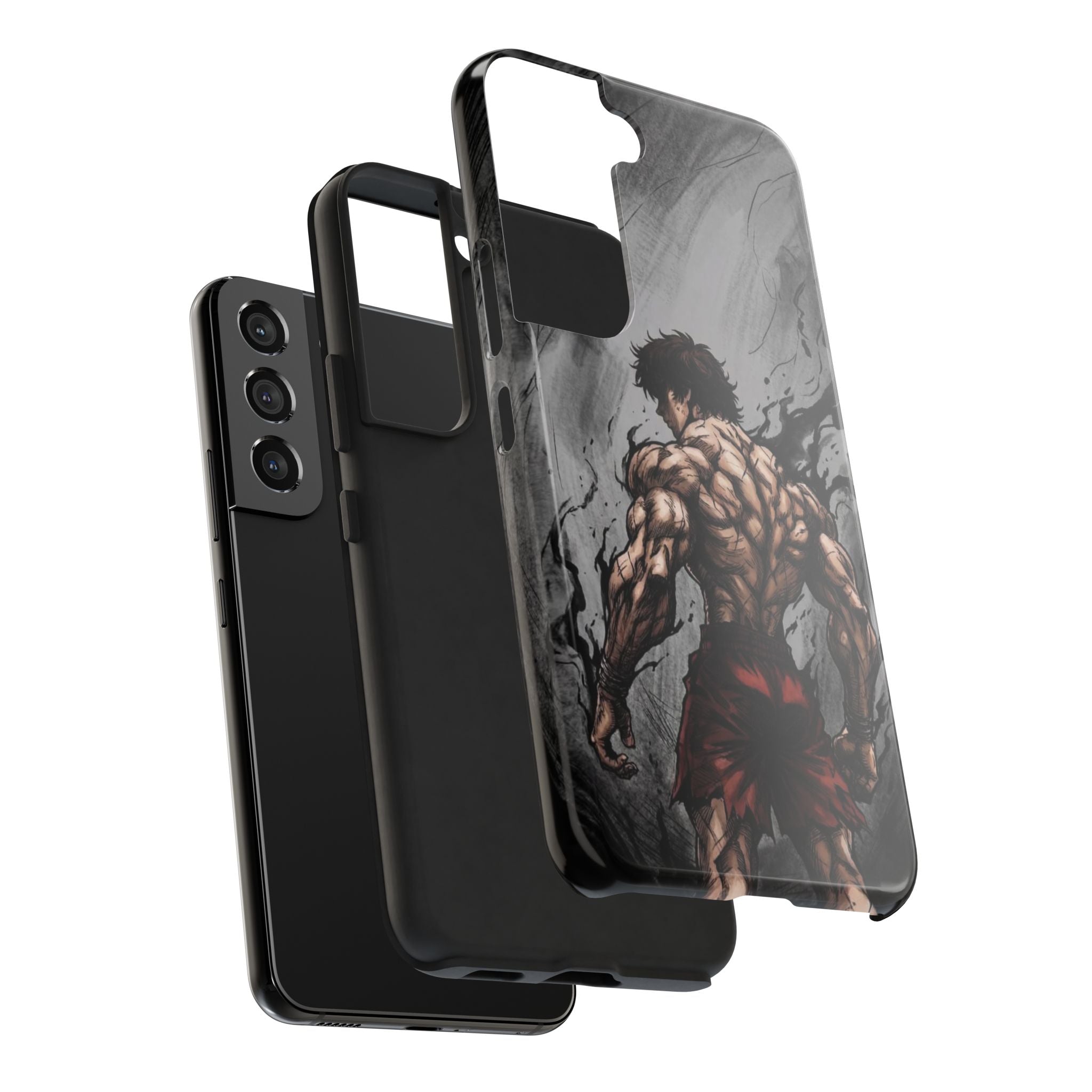 Muscle Warrior Phone Case — Tough Anime-Inspired Protective Cover