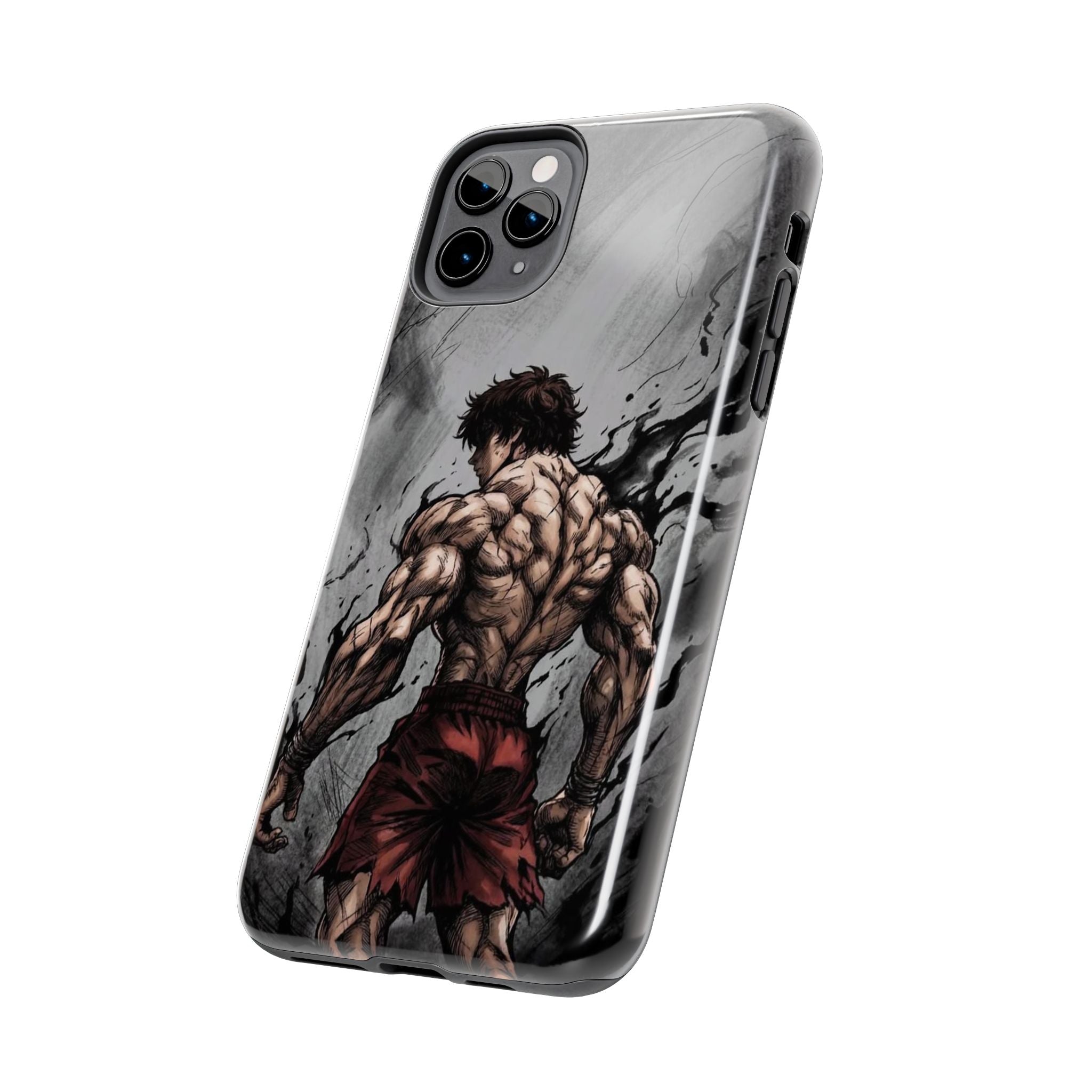 Muscle Warrior Phone Case — Tough Anime-Inspired Protective Cover