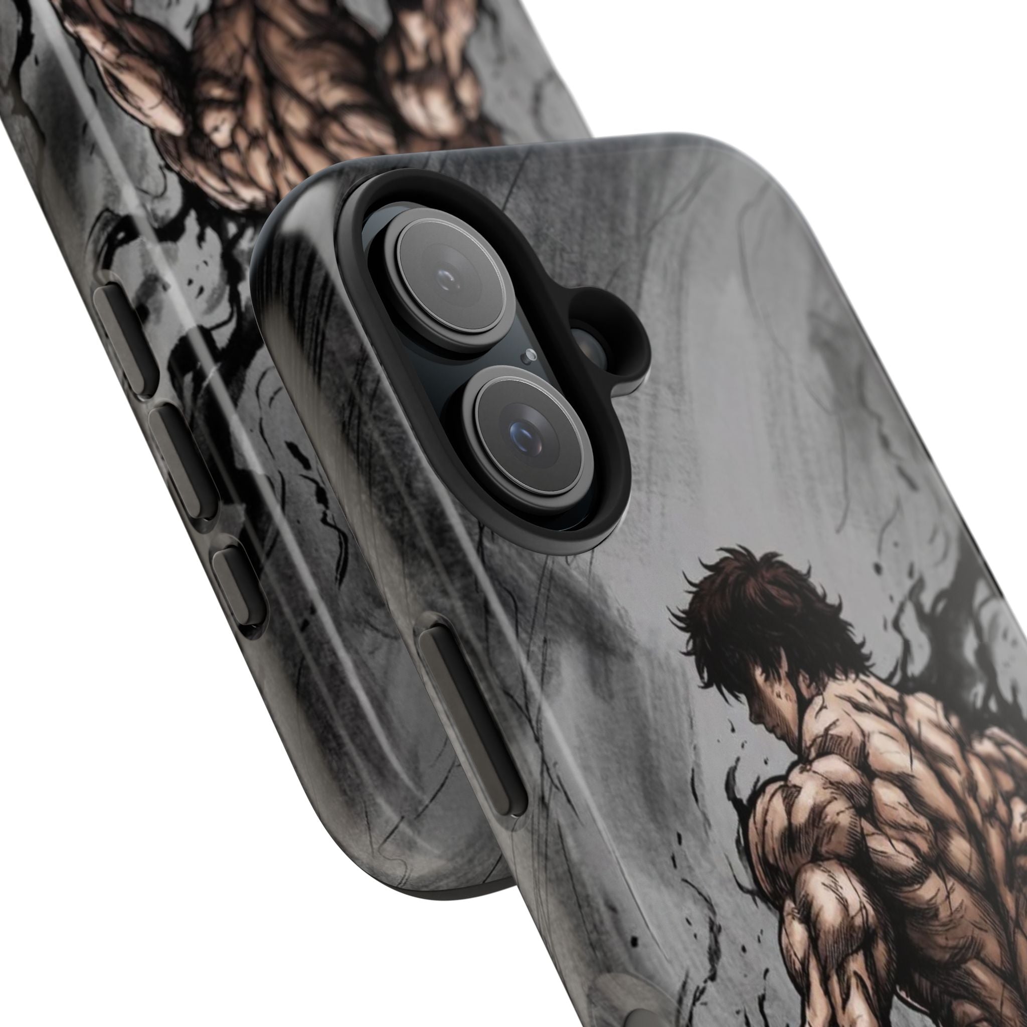 Muscle Warrior Phone Case — Tough Anime-Inspired Protective Cover