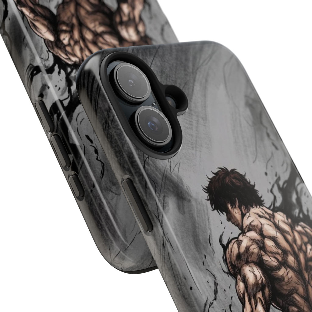 Muscle Warrior Phone Case — Tough Anime-Inspired Protective Cover