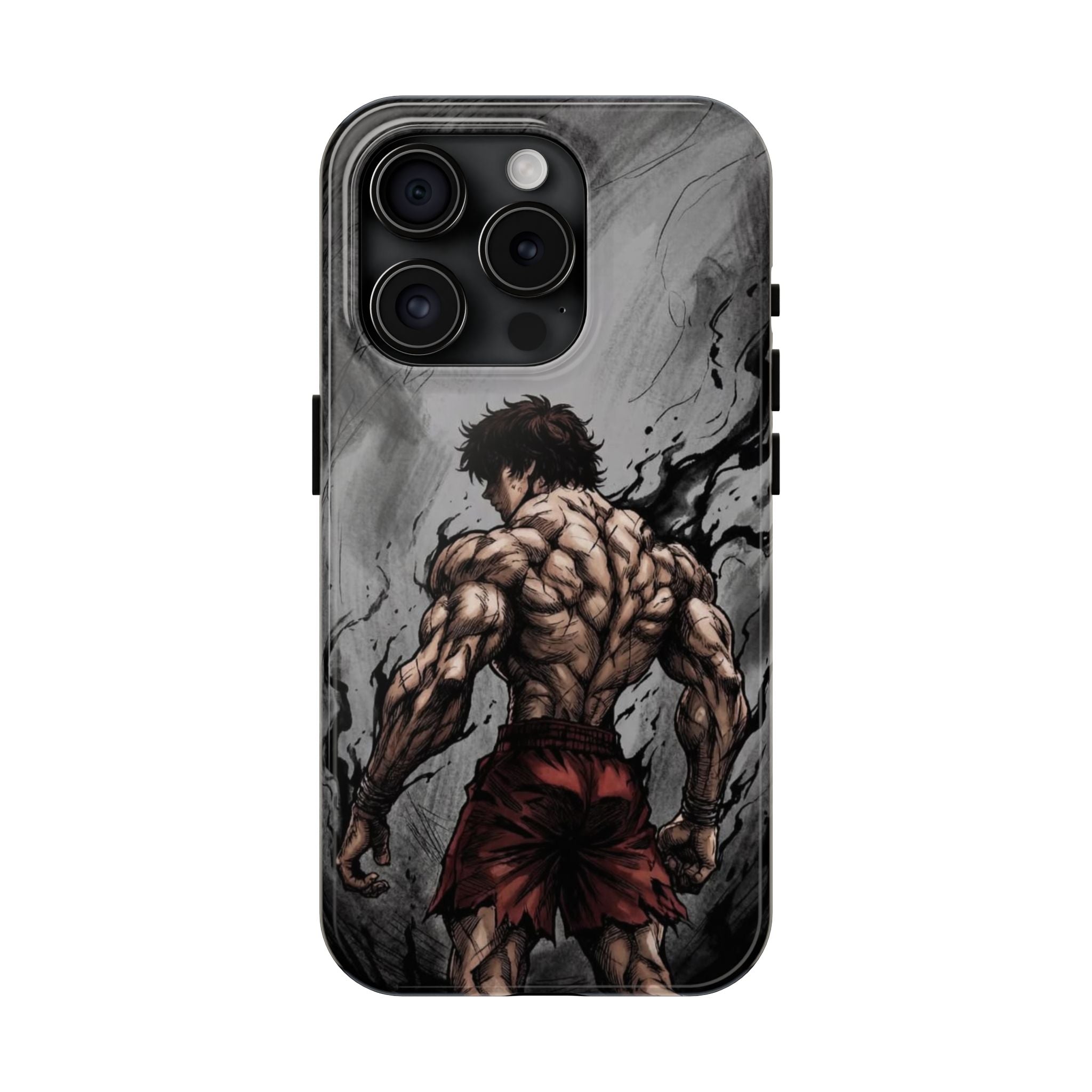Muscle Warrior Phone Case — Tough Anime-Inspired Protective Cover