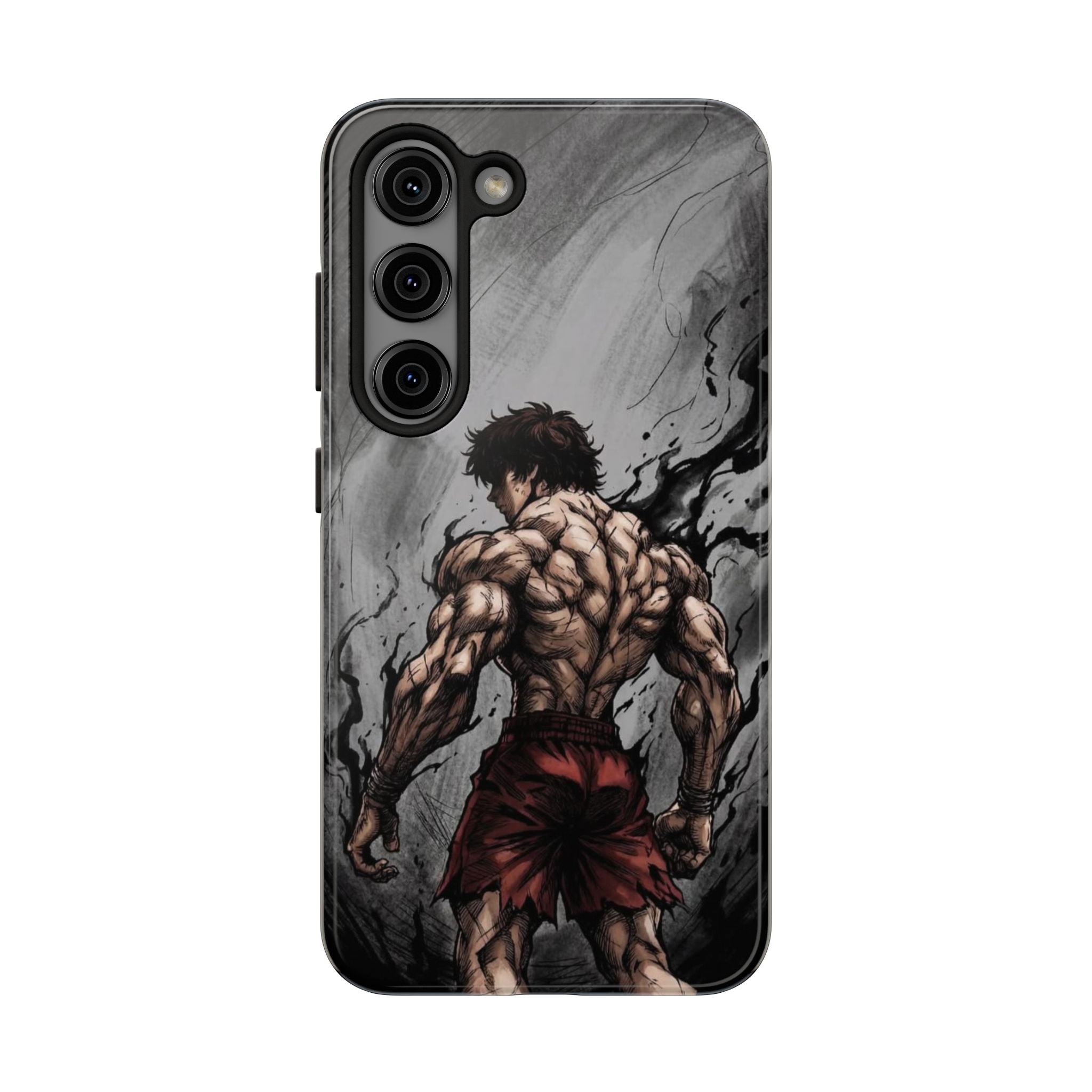 Muscle Warrior Phone Case — Tough Anime-Inspired Protective Cover