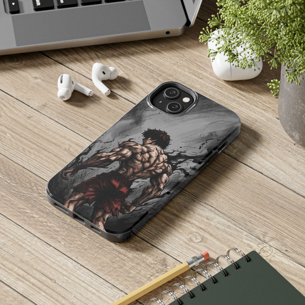 Muscle Warrior Phone Case — Tough Anime-Inspired Protective Cover