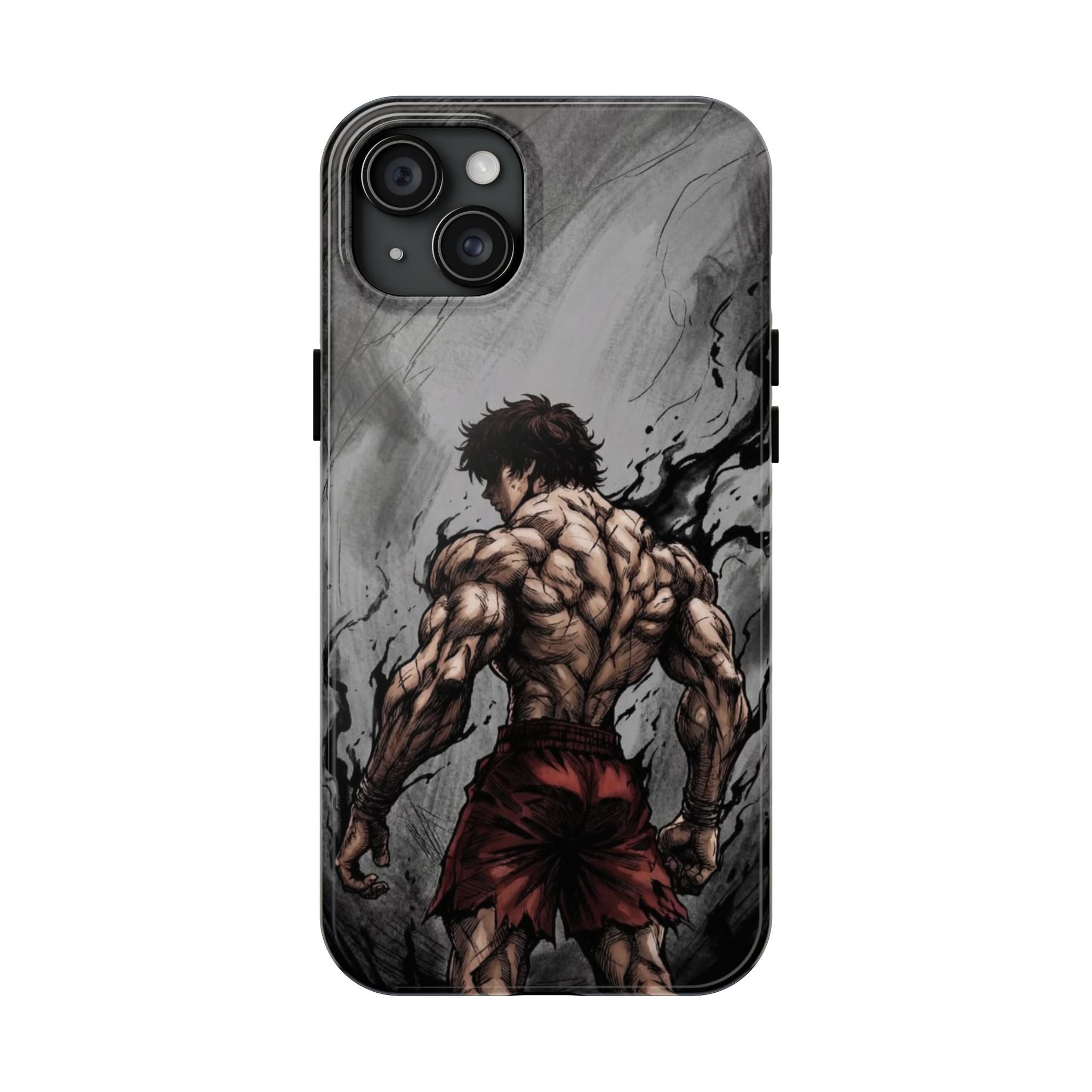 Muscle Warrior Phone Case — Tough Anime-Inspired Protective Cover