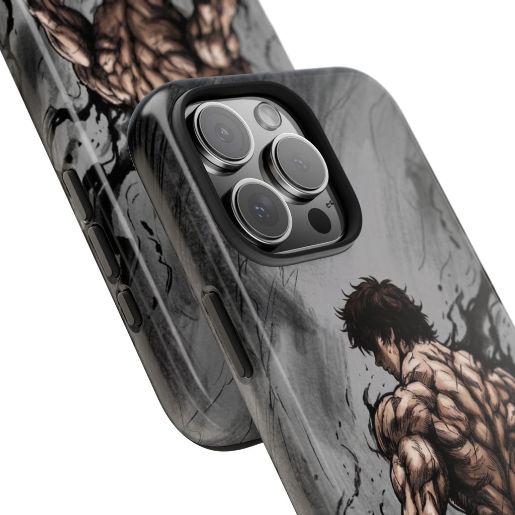 Muscle Warrior Phone Case — Tough Anime-Inspired Protective Cover