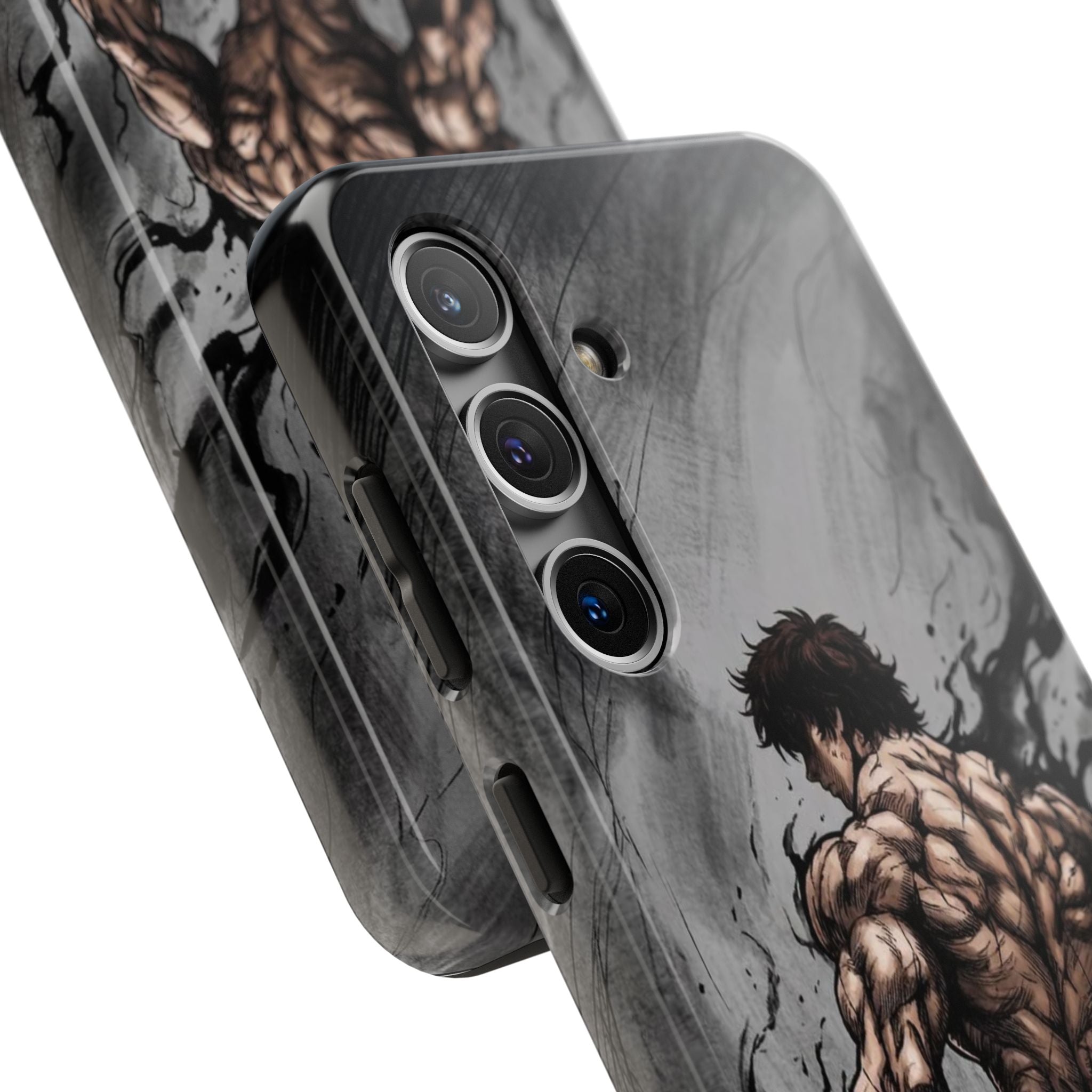 Muscle Warrior Phone Case — Tough Anime-Inspired Protective Cover