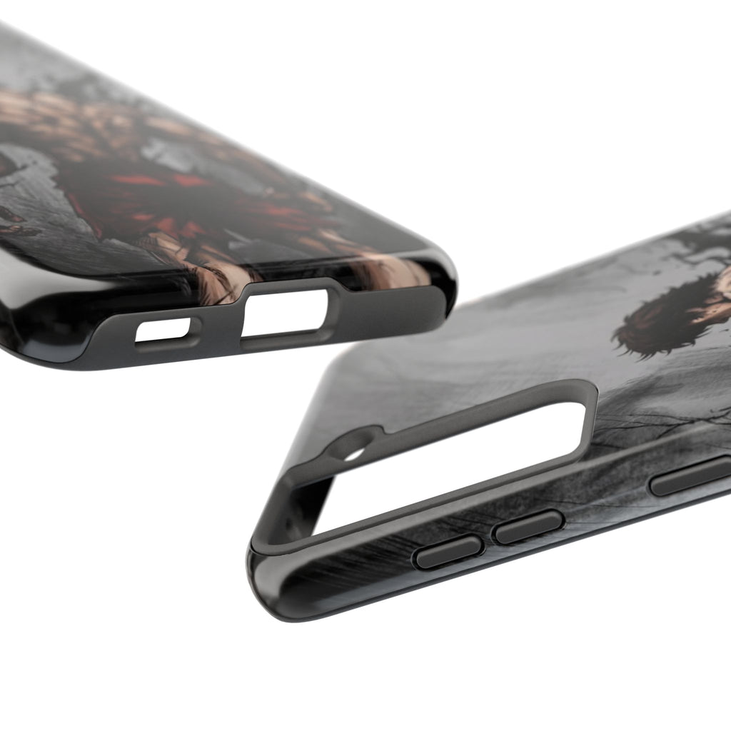 Muscle Warrior Phone Case — Tough Anime-Inspired Protective Cover