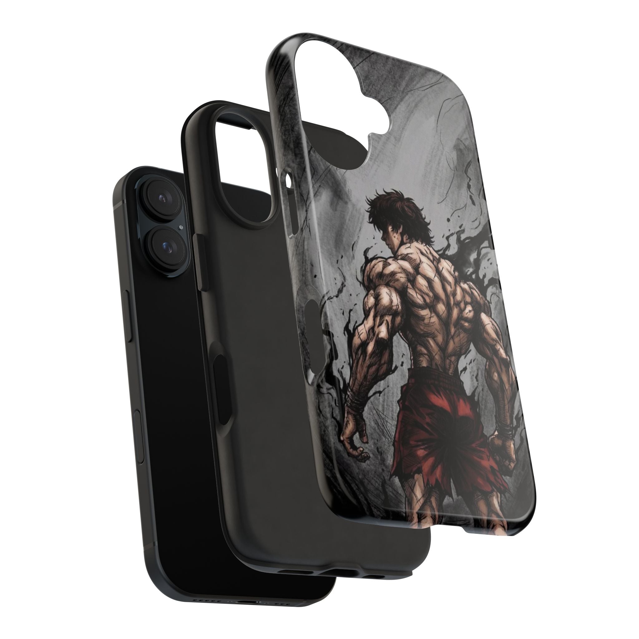 Muscle Warrior Phone Case — Tough Anime-Inspired Protective Cover