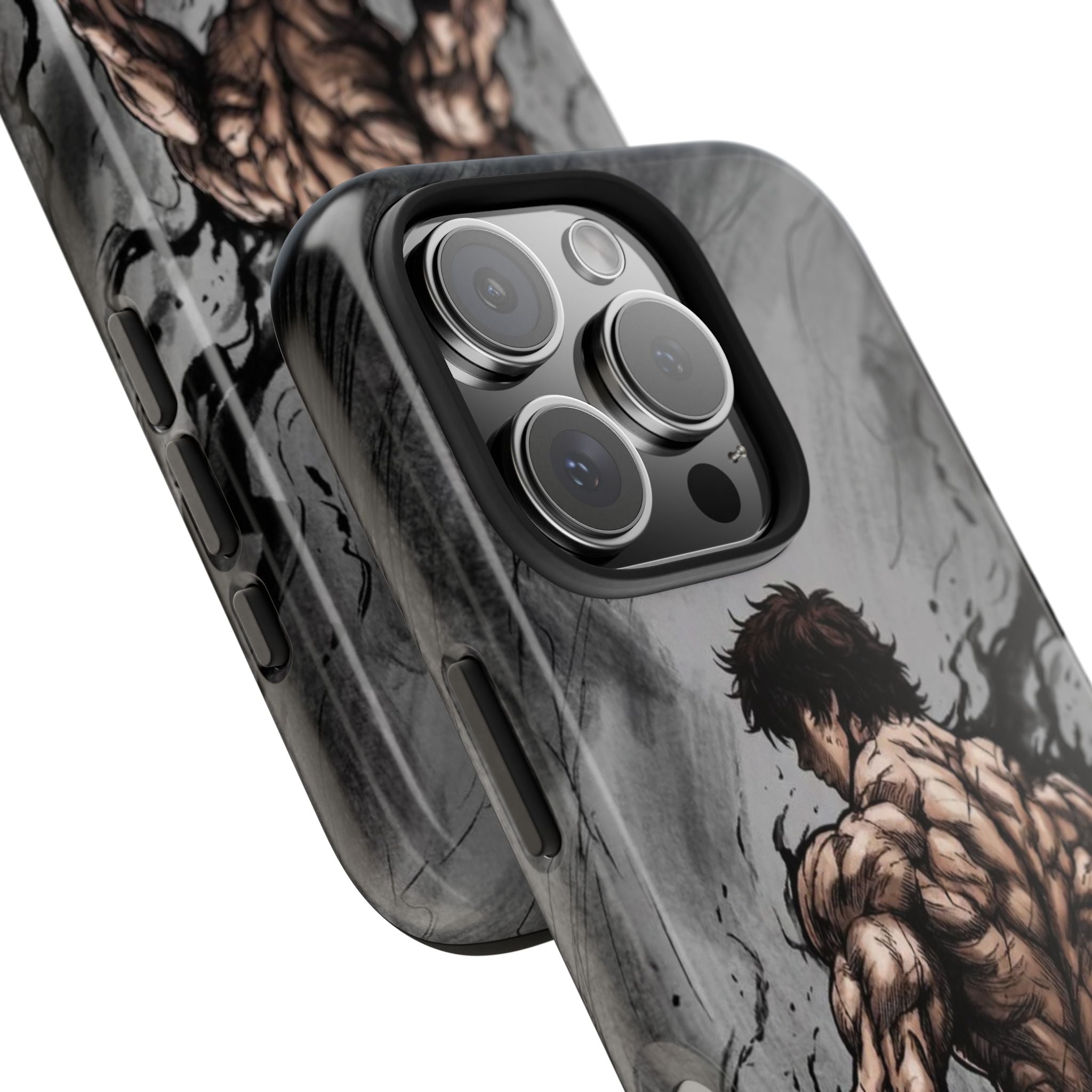 Muscle Warrior Phone Case — Tough Anime-Inspired Protective Cover